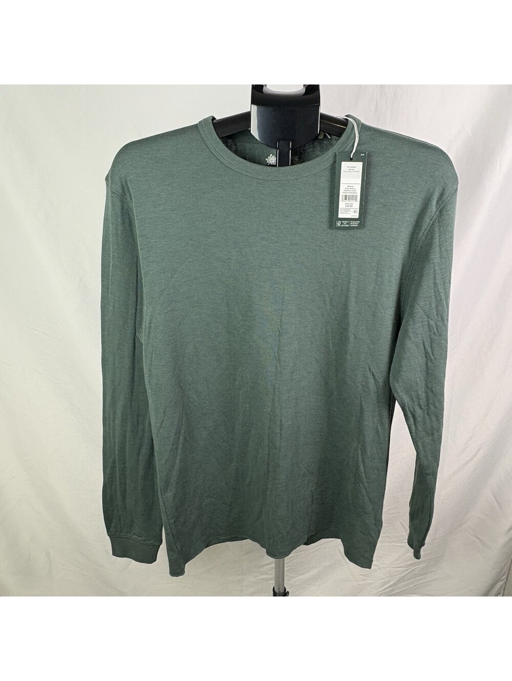 Alpine Design Men's Long Sleeve Size M Peak Crew Faded Evergreen  (Item 379)